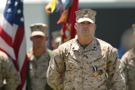 Clifford Wooldridge, US Marines, received Navy Cross Medal
